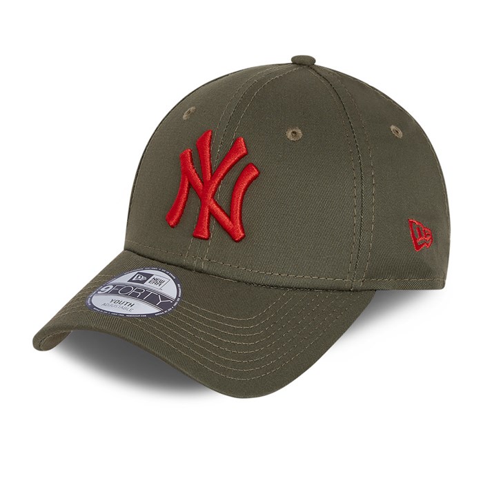 New York Yankees Essential Youth 9FORTY Lippis Khaki - New Era Lippikset Halpa hinta FI-421375